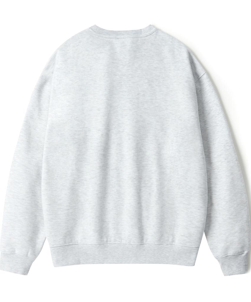 KULTE Snow Mountain Logo Crewneck L.Melange
