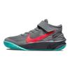 Nike Team Hustle D10 FlyEase GS Smoke Grey Washed Teal Siren Red Детские кроссовки Темно-дымчато-серые DD7303-008