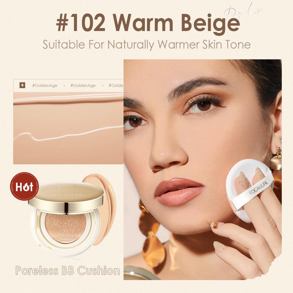 Focallure Poreless BB Air Cushion Foundation CC Cream Матовый консилер Отбеливающий макияж Косметика Водостойкая Осветляющая основа для лица