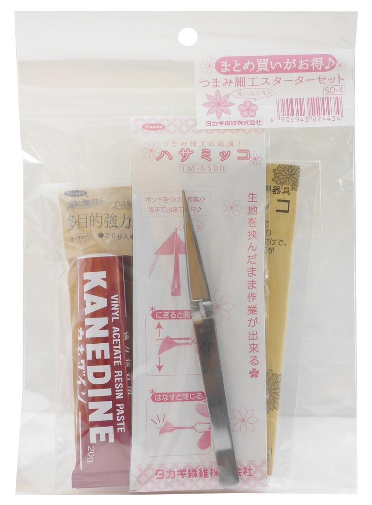 Takagi Fiber Panami Kyoto Chirimen Tsumami Zaiku Серия Набор для начинающих Tsumami Zaiku SO-4