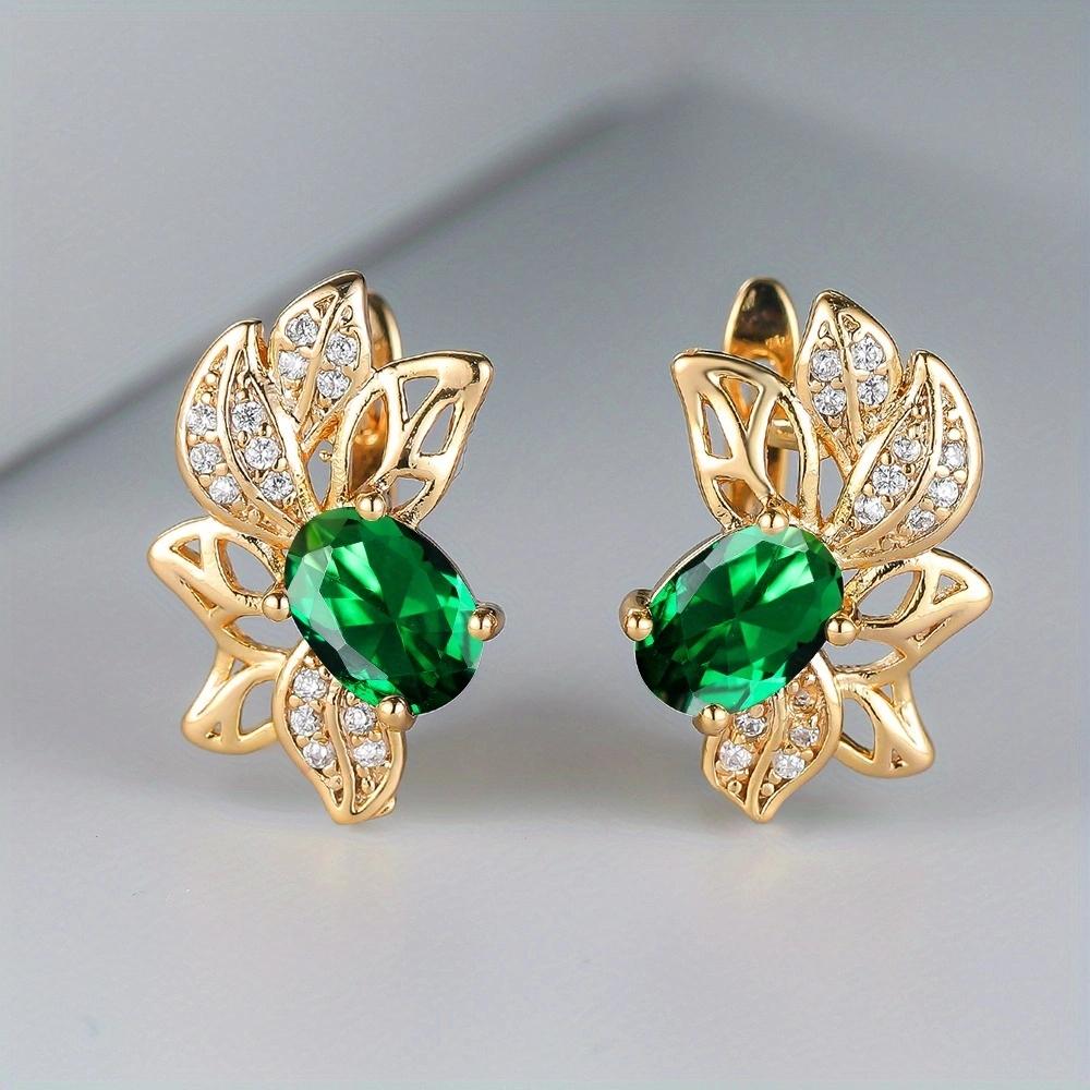 Серьги-капли золотого цвета для женщин, черные серьги с цветком циркона, винтажные серьги для невесты, свадебные украшения, подарок для вечеринки