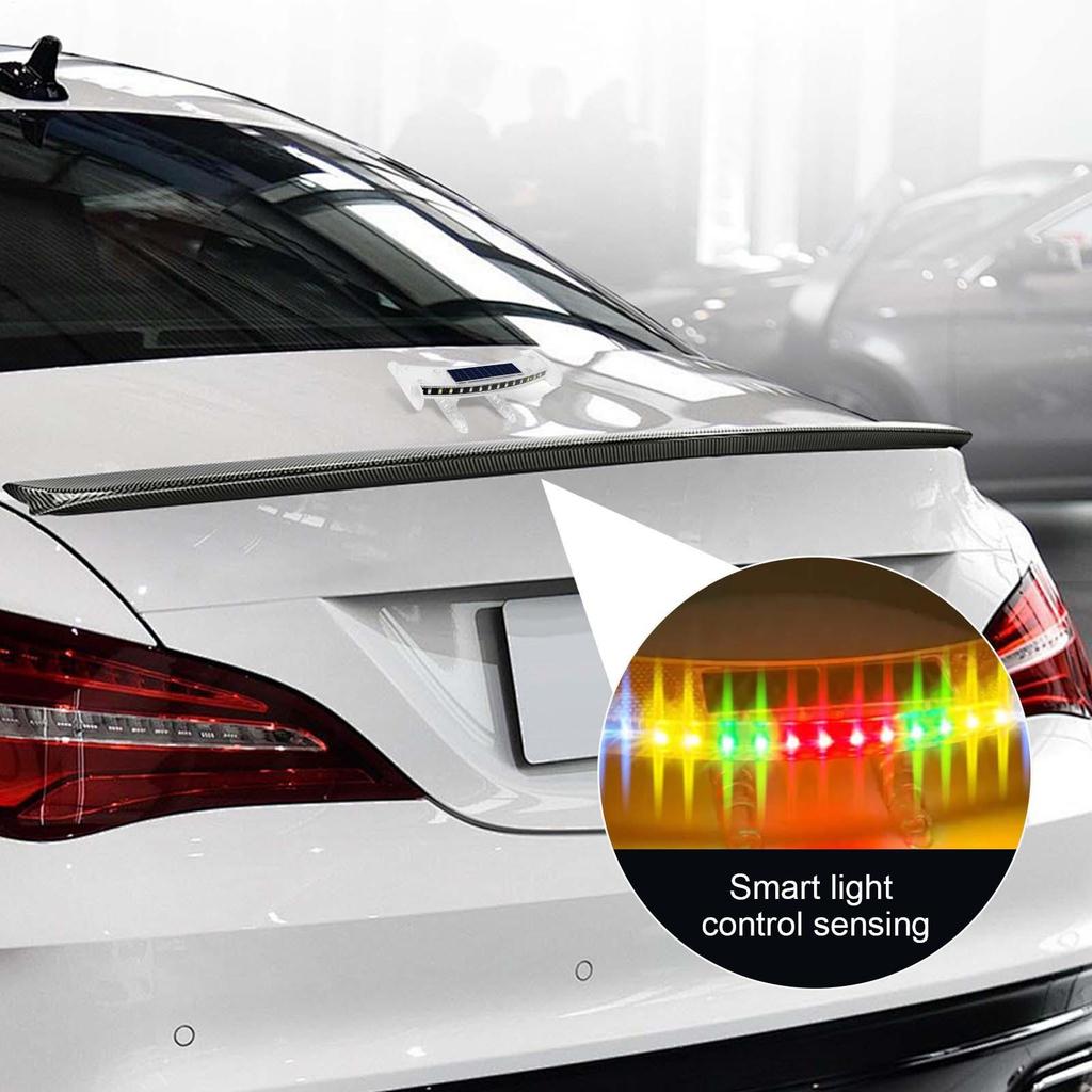Tail Light For Vehicles All-Weather Automotive Lamp Solar Powered Tail Light For Car For Sedan Truck RV Night Riding Commuting