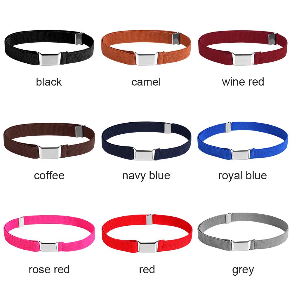 Эластичные детские холщовые ремни Эластичные ремни Пояс Поясной ремень Регулируемый