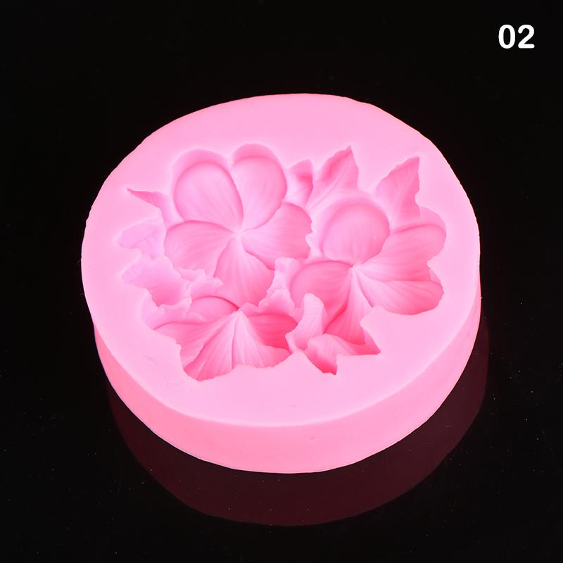 1 шт. силиконовая форма в форме цветка Гардения Плюмерия Рубра формы Diy инструмент для выпечки