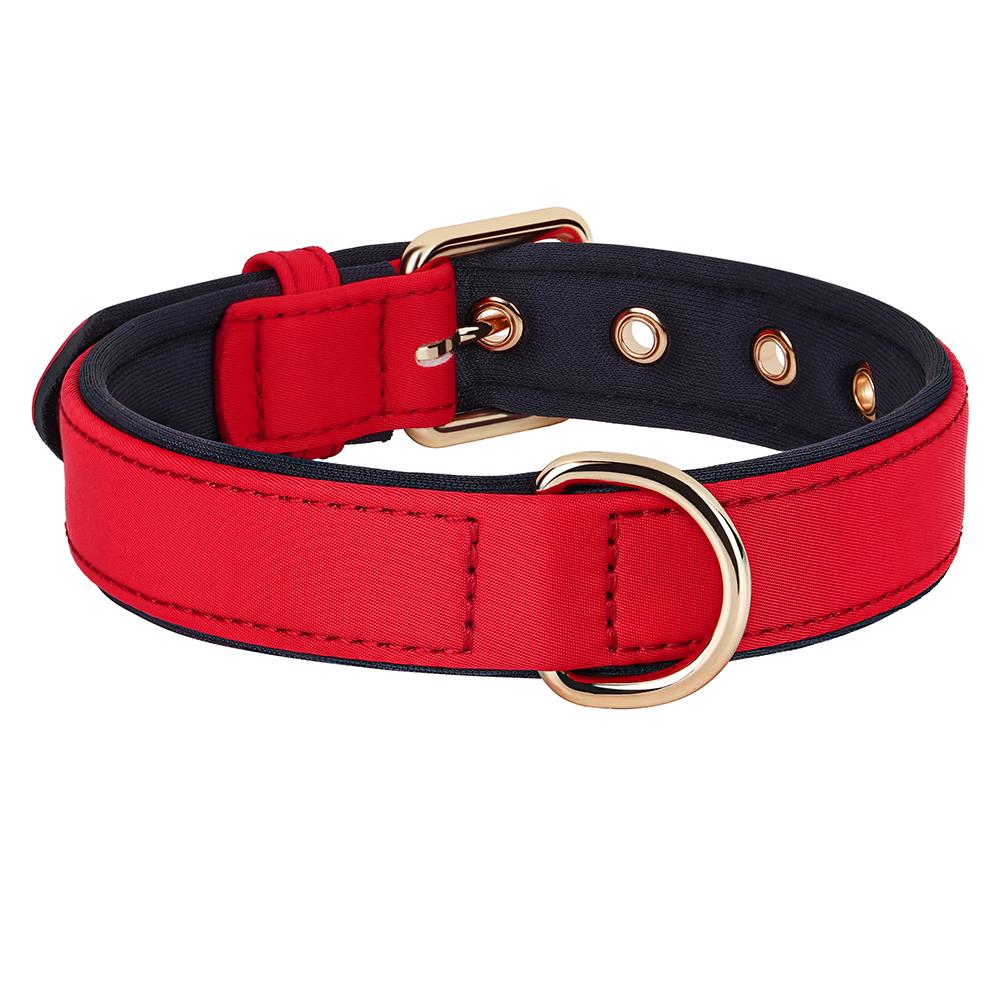Водонепроницаемый ошейник для собак, прочный нейлоновый ошейник для собак, ошейник с мягкой подкладкой, дышащий, для домашних собак, чихауа, мопсов, шнауцеров, ошейники 8 цветов