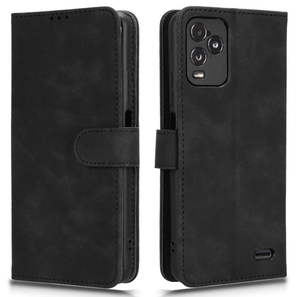 For BLU View 5 Pro Case Skin-Touch PU Leather Wallet Folio Flip Phone Cover