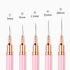 7/9/11/15/20 мм кисть для дизайна ногтей DIY рисунок линий полоса цветок живопись ручка розовый