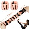1 Pair Adjustable Wrist Weights Extra Soft Sweat-proof Wearable Wrist Ankle Workout Weights Fitness Equipment