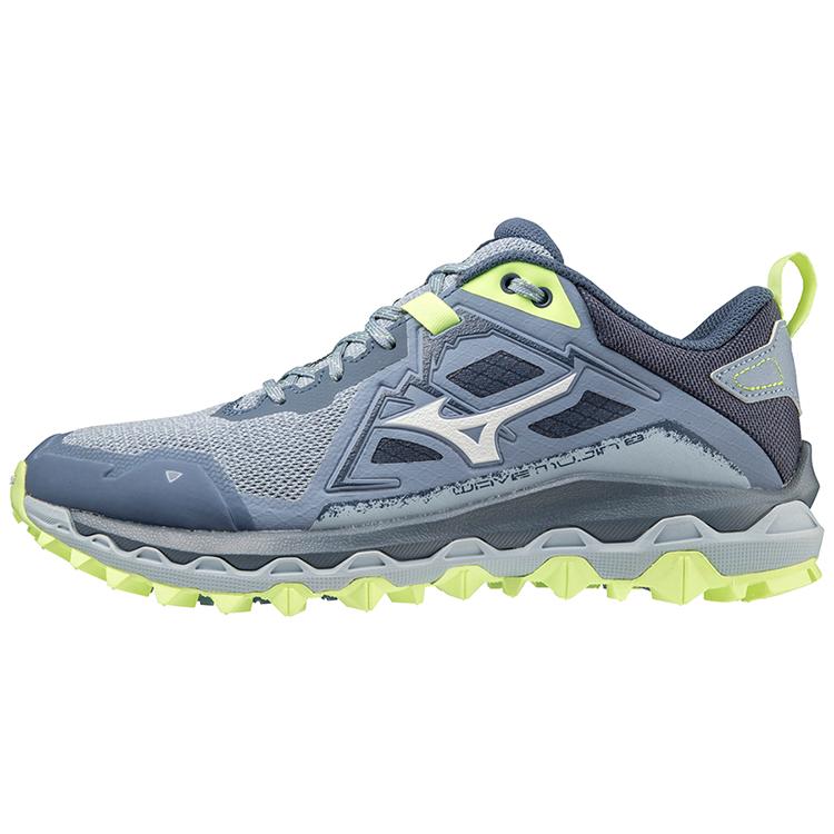 Mizuno Mujin 8 Trail Running Slip Resistant Abrasion Resistant Low top Running Shoes Women's Light Gray J1GK217001