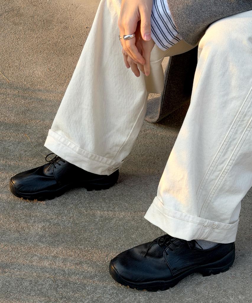 Coreofalchemy Гибридные ботинки-дерби Обувь для подъема Qubi Трейлер Blacknoir04