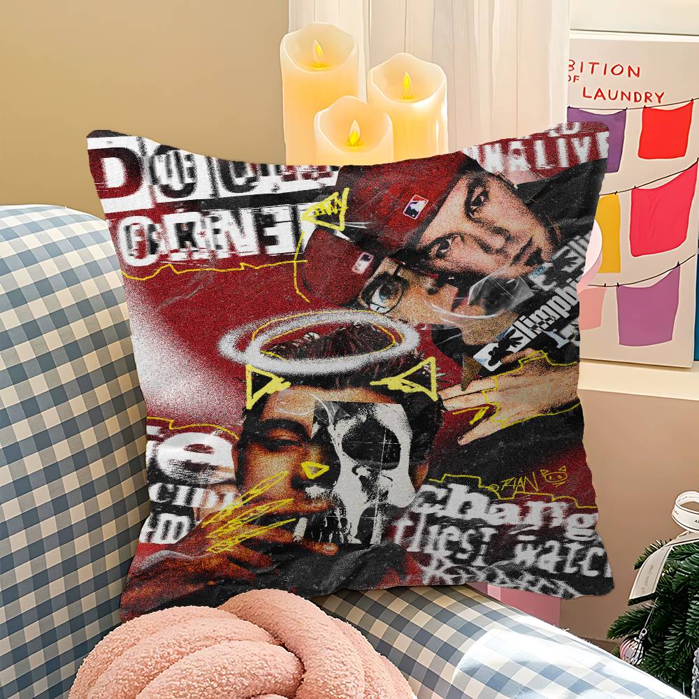 Классическая Подушка-Подушка для Офиса с Логотипом Группы D-Deftones, Чехол на Подушку для Автомобиля 45X45 см, Подушка для Поясницы, Чехол на Подушку для Дивана