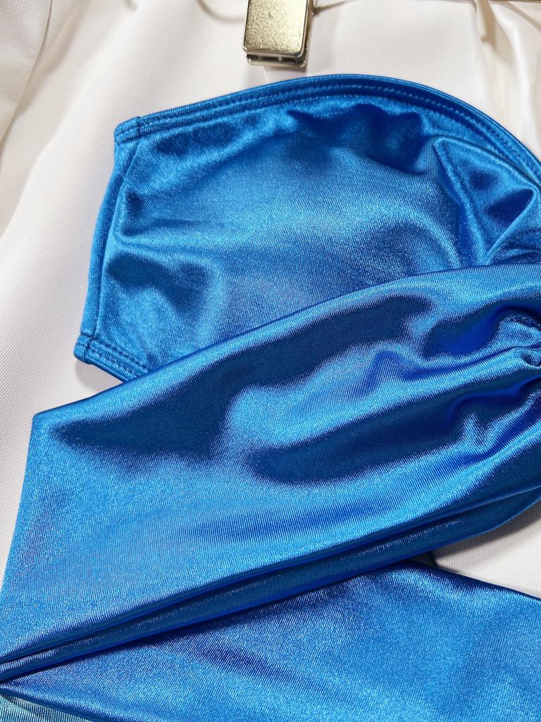 Женские купальники с контрастным сексуальным вырезом на спине, бикини, стринги, бразильская пляжная одежда, купальные костюмы