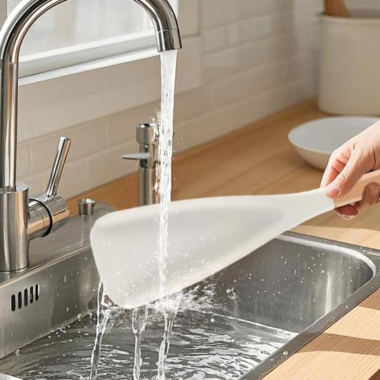 Многофункциональные силиконовые ложки для приготовления пищи с деревянными ручками, жаропрочная кухонная ложка для смешивания