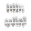 Creative Keyring Castes Molds Sturdy Silicone House Shpe Stylish Molds for Customes Name Craft Supplies Daily Use