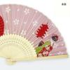 Шелковый ажур Кёсукэ с веером майко, Узор, Мешочек, Дизайн, Розовый, K-123