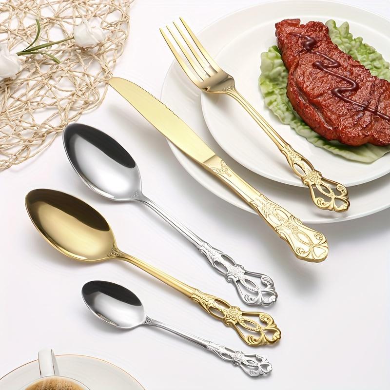 Набор столовых приборов Royal из нержавеющей стали, 32 шт., идеально подходит для дома, кухни, отеля, ресторана, вечеринки, свадьбы, подарка