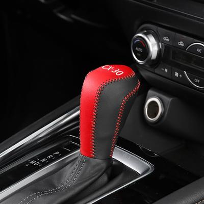 XIKER Специальная крышка ручки переключения передач для Mazda CX-30 серии DM, кожаная накладка на рычаг переключения передач, выбор