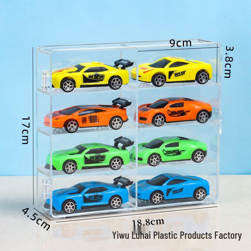 Акриловая подставка для игрушечных моделей машин (Подходит для Tomica и Hot Wheels)