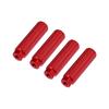 BULLSPANN 2 пары 100x28 мм Универсальная задняя подножка из алюминиевого сплава для и велосипедов, 3/8 дюйма, Красный, BMX, MTB,
