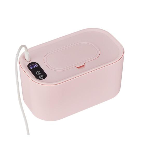 Портативный нагреватель для детских салфеток с регулируемым светодиодным дисплеем, большой вместимостью, для дома и путешествий, с быстрым нагревом, держателем для подгузников, диспенсером и нагревателем влажных салфеток