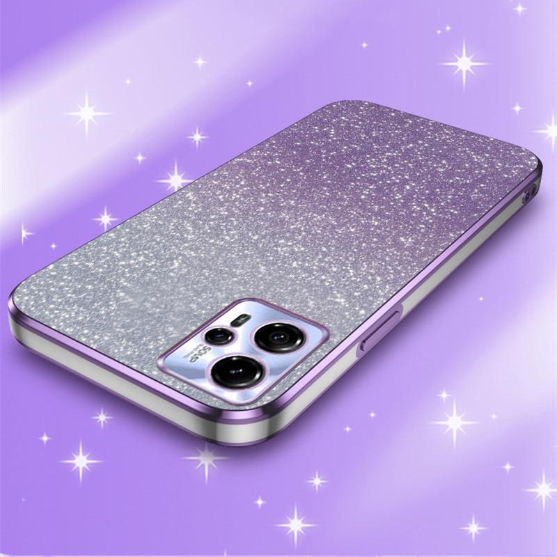 Модные чехлы с блестящим покрытием 2 в 1 для Moto G13 G23 G30 G32 G83 G84 G50 G60 G52 G53 G72 G73 G8 G9 Plus E20 E22 E32, силиконовый чехол, защитная задняя крышка