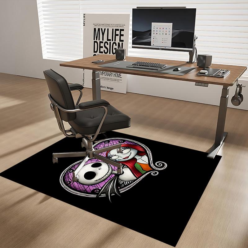 1pc Heart Halloween Love Carpet for Playroom Bedroom Living Room Sofa Home Decor,Game Area Rug Non-slip Floor Mat. D7280151