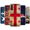 Georgia Flag Phone Case For Samsung Galaxy A51 A71 A50 A70 A40 A30 A20E A10 A41 A31 A21S A11 A01 A6 A8 + A7 A9 Plus