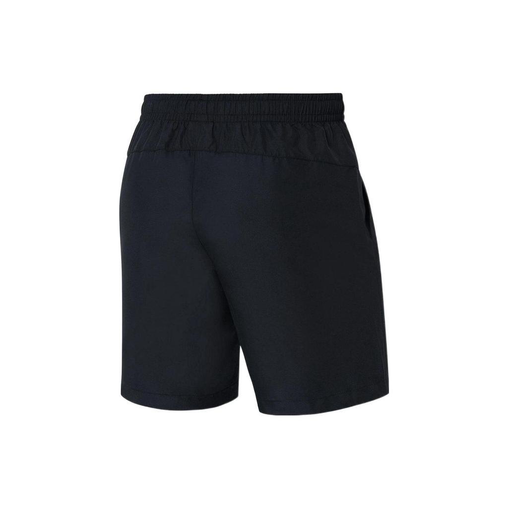 Li Ning Training Series Logo Mid Waist Straight Casual Shorts Men shorts Black AKSS561-1