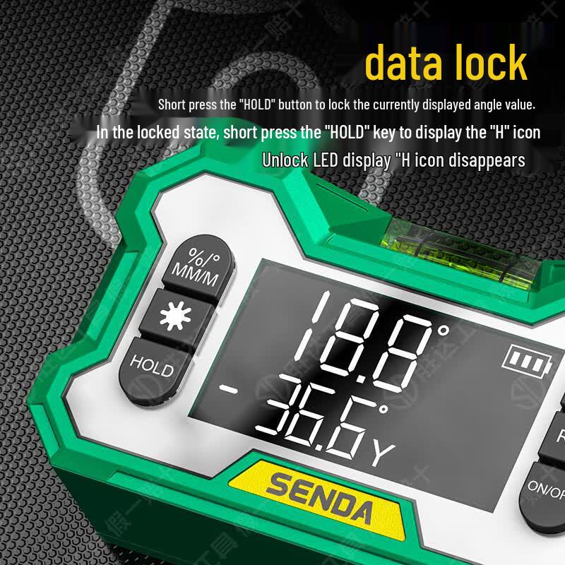Shengda Digital Green Laser Level Inclinometer (CN version)