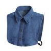 Denim Women's Shirt Fake Collar Classic Denim Shirt Collar Detachable Versatile Autumn Winter Sweaters Decor Collars Accessories