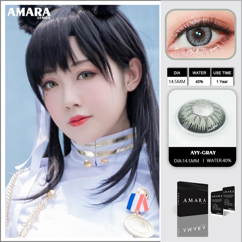 AMARA 1 пара AYY серии Косплей Мягкие цветные контактные линзы Косметика для глаз Хэллоуин Contactlen
