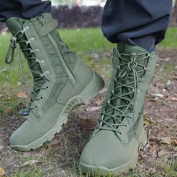Модные новые ботинки-берцы с высоким голенищем, зеленые, пустынно-коричневые, легкие тренировочные ботинки, ботинки для хайкинга