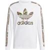 Camo Trefoil Long Sleeve Tee Men Tops White IS0240