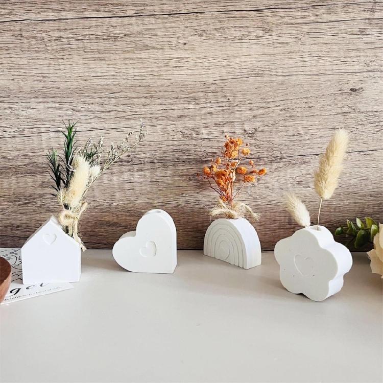 Элегантная прочная силиконовая форма-инструмент для цветочных горшков в форме радуги. Незаменимый аксессуар для домашнего использования. Энтузиасты эпоксидной смолы