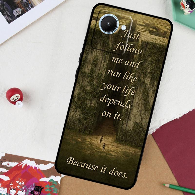 Чехол Maze Runner для Realme GT 7 Pro GT 6 5 6T 10 11 12 13 14 Pro Plus C61 C53 C51 C21Y C25S C75 C55 C67
