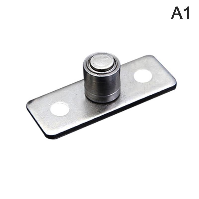 2Pcs Floor Mount Sliding Wooden Door Guide Roller Retainer Top