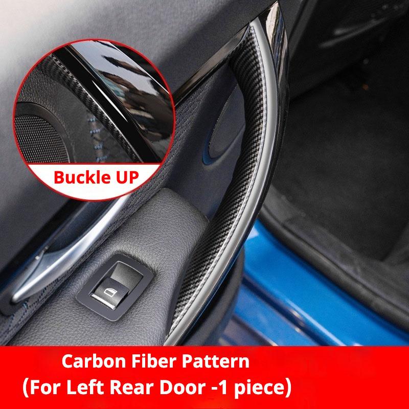 ABCDES1Car Interior Door Handles For BMW F30 F31 F32 F34 F36 F80 F82 3 4 Series 3GT ABS Interior Door Handle Pull Protective Cover