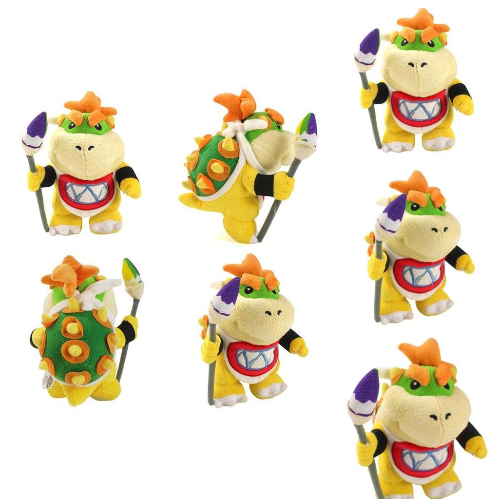 Super Mario Standing Baby Bowser Koopa Plush Doll Adorable Stuffed Toy For Kids