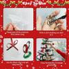 10Pcs Stockings Acrylic Christmas Ornaments Hanging Christmas Decoration  Home Party Supplies