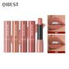 QIBEST Matte Velvet Matte Lipstick Easy To Colour Non-stick Cup Does Not Fall Out Moisturizing Long-lasting Lipstick Makeup