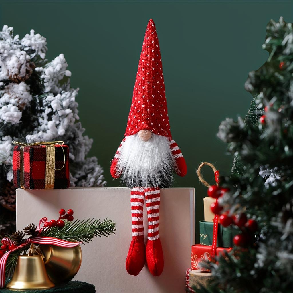 3pcs Holiday Christmas Gnome Doll Decoration Nordic Style Faceless Elderly Decoration , Hotel Christmas Parties Holiday Decoration