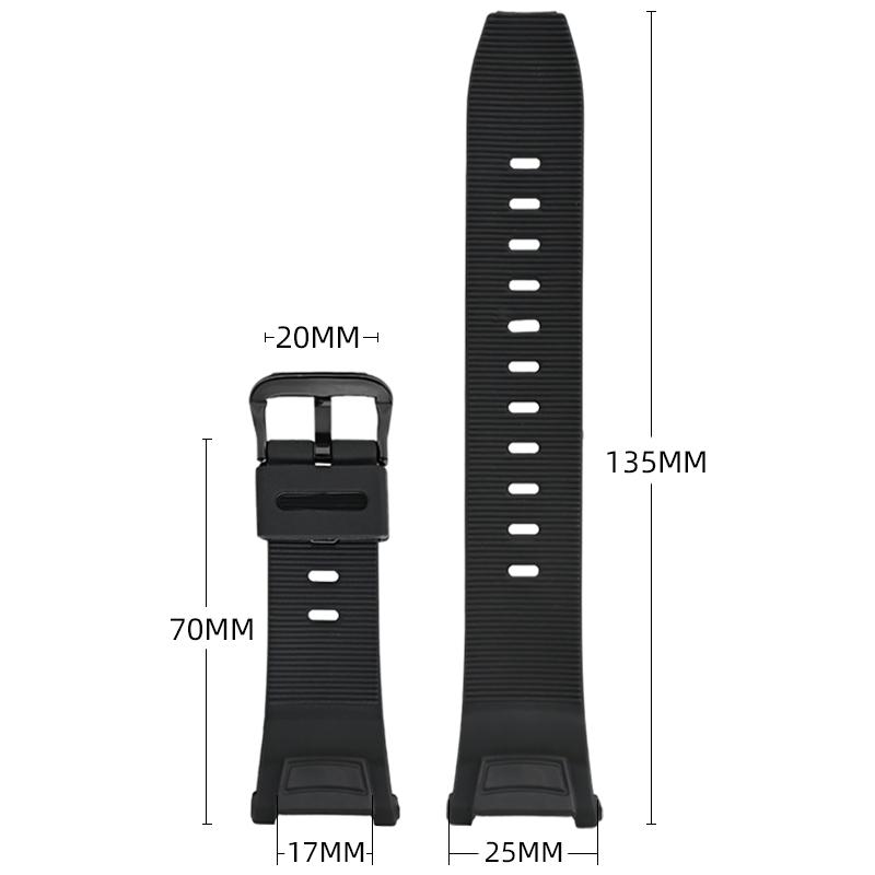 Мягкий полимерный ремешок для часов для CASIO PRW-1500 PAW-1500 PRG-130 Водонепроницаемый и потостойкий ремешок для часов из ТПУ Мужской браслет