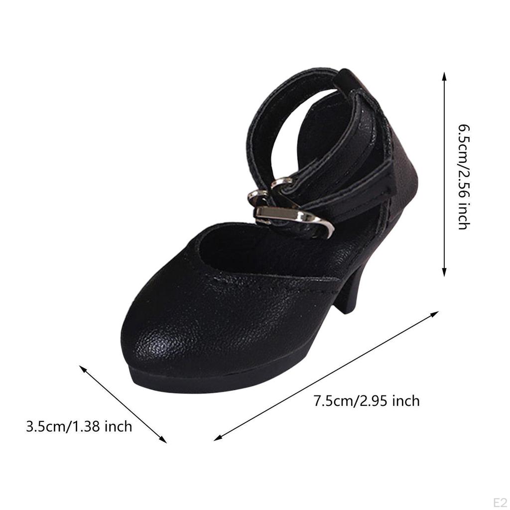 1/3 Масштаб Женская обувь,Украшение для обуви на высоком каблуке,Аксессуары для кукол,Модная,Реалистичная,Миниатюра для