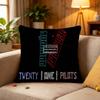Подушка Twenty One Pilots Подарок Декор для дома и офиса Спальня Диван Автомобильная Подушка Чехол 45x45