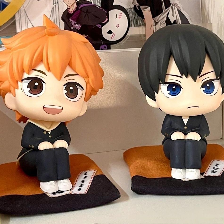 10 см 2 шт. Аниме Haikyuu Фигурка Хинаты Сёё Кагэямы Тобио Набор Фигурка Кукла Игрушка Машина Каваи Декорация Модель Игрушки Подарок ПВХ Безопасно для Детей