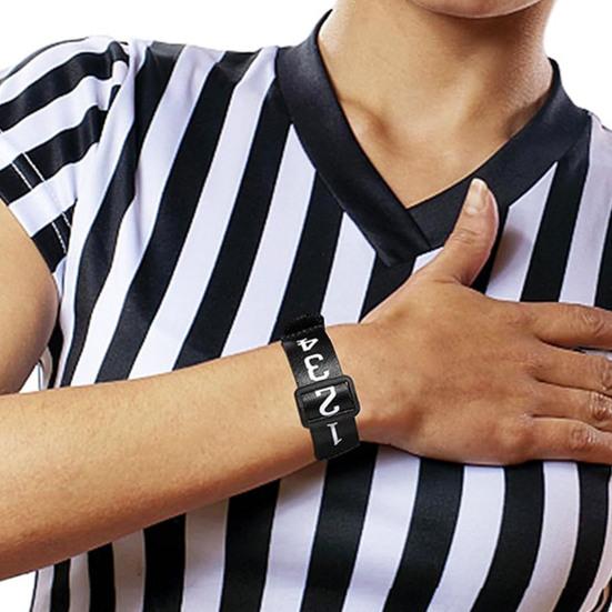 1/3/5 шт. регулируемая гибкая пряжка, эластичная лента, футбольный нумерованный индикатор опускания запястья, маркеры для футбольного двора, экипировка для футбольного рефери