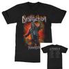 Футболка с принтом группы Destruction Diabolical Tour Хлопковая графическая футболка Унисекс Женская Летняя Уличная Одежда Топ