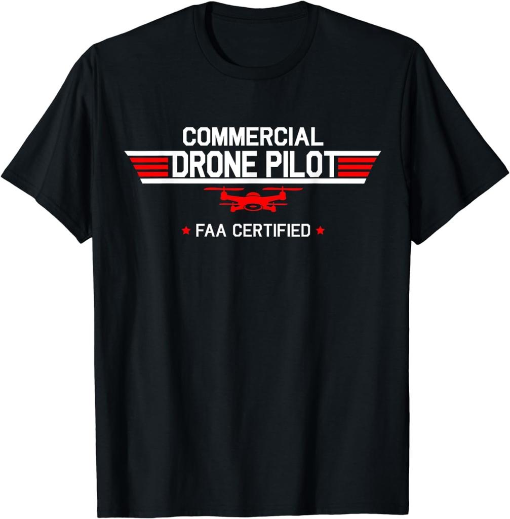 NEW LIMITED! FAA Certified Drone Pilot Commercial Quadcopter Tee - MADE IN USA