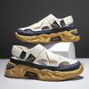 Пляжные мужские сандалии Hollow Casual Shoes for Men Outdoor Roman Sandals Non-slip Breathable Trendy Comfort Casual Sneakers Male
