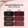 Streax Гель-краска для волос для женщин и мужчин Бургунди 3.16 150 мл Упаковка из 2 штук Стойкое закрашивание седины